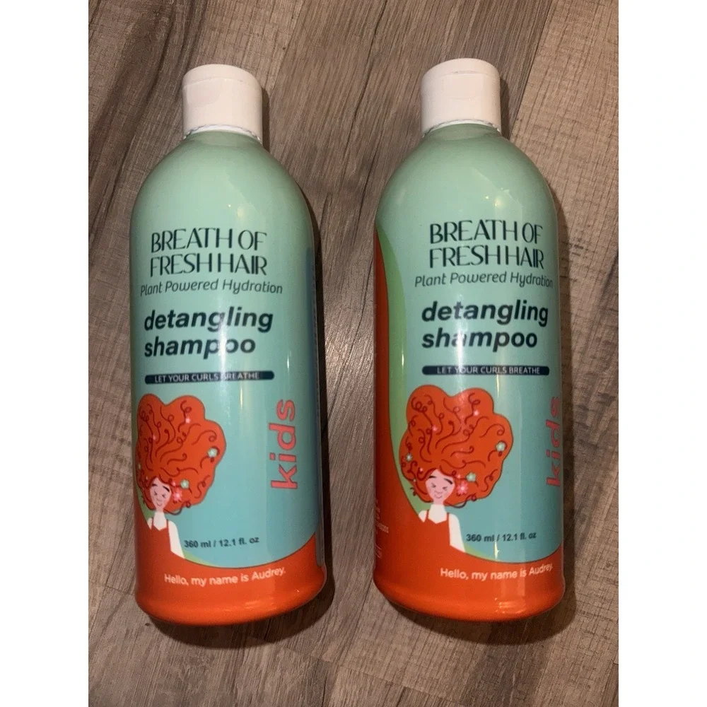 Breath of Fresh Hair Hydrating Detangling Kids Shampoo 12.1oz 2 pk